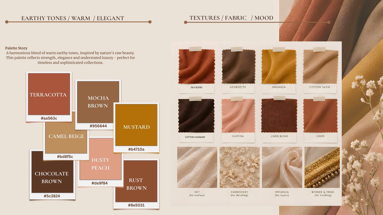 Palette & textures