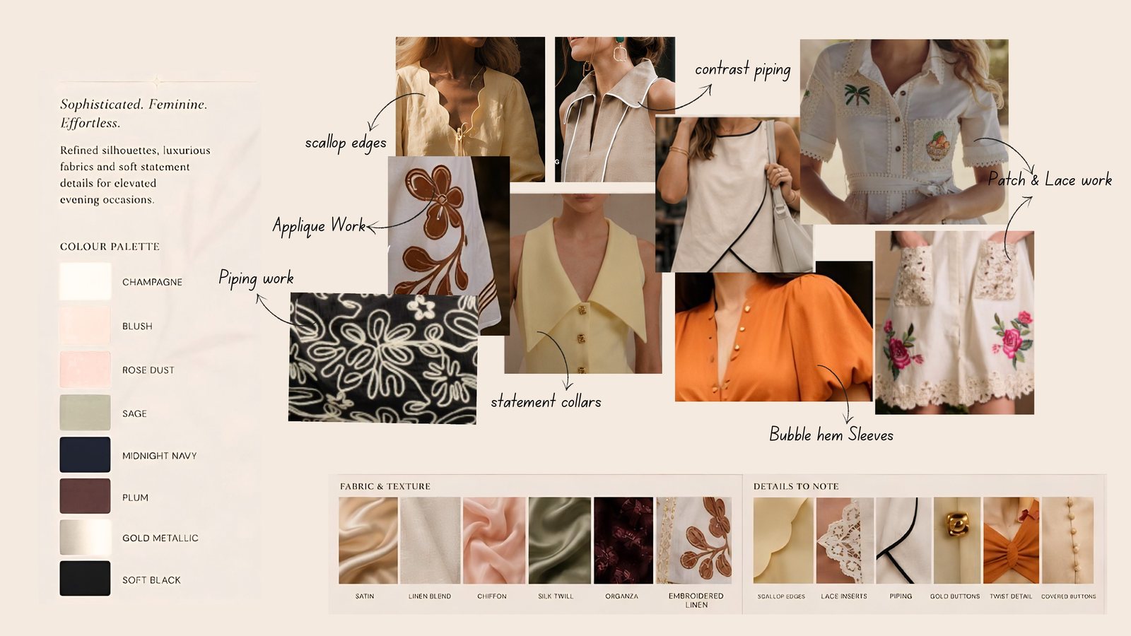 Details & fabrics